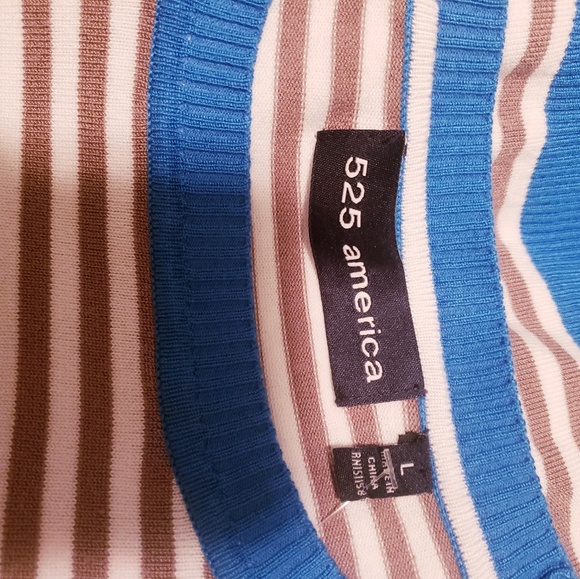525 America Striped Crew Neck Sweater - Picture 4 of 6
